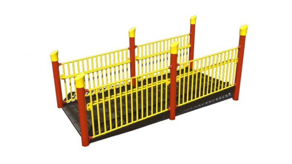 ADA Ramp with Barriers Outdoor Living And Play